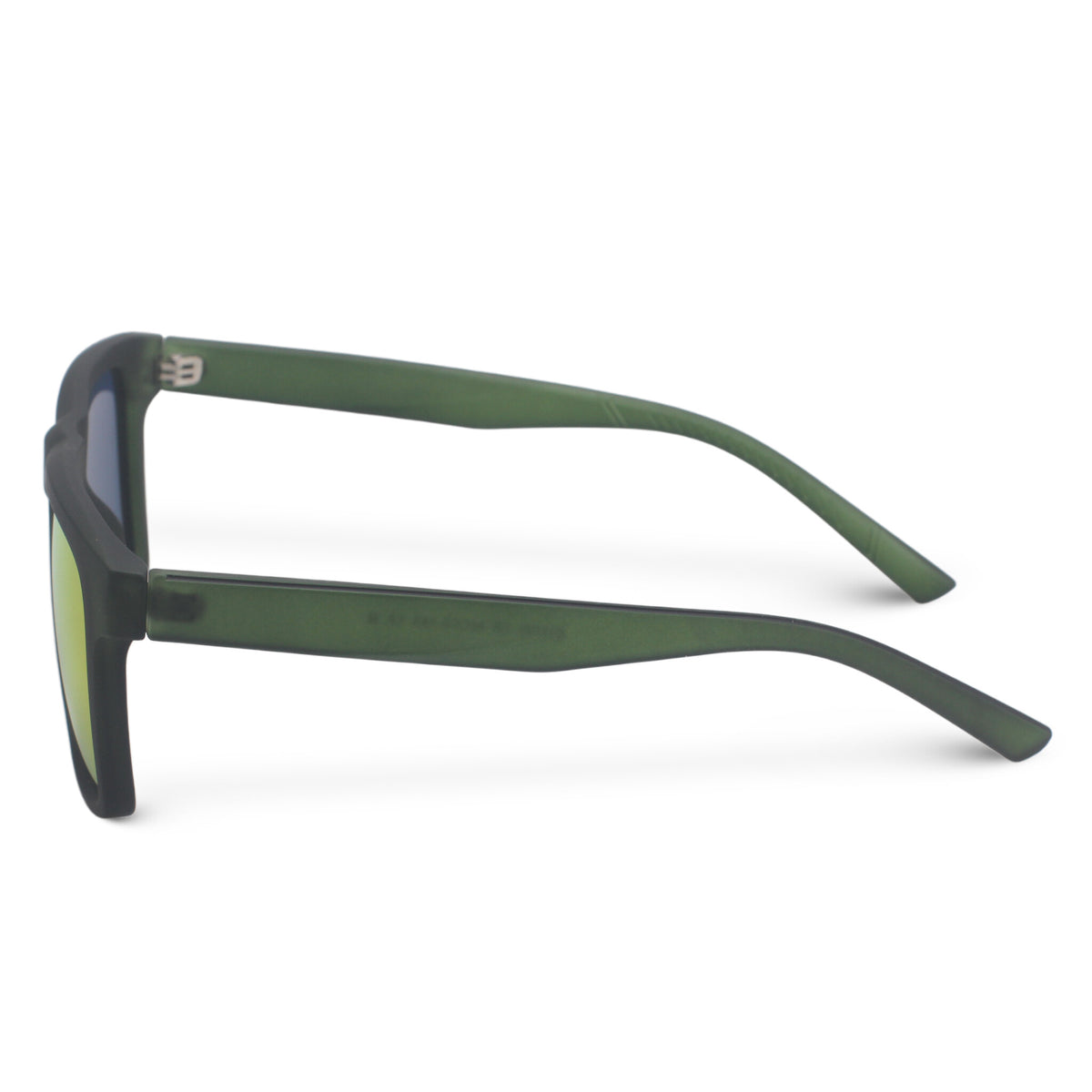 Square green sport sunglasses