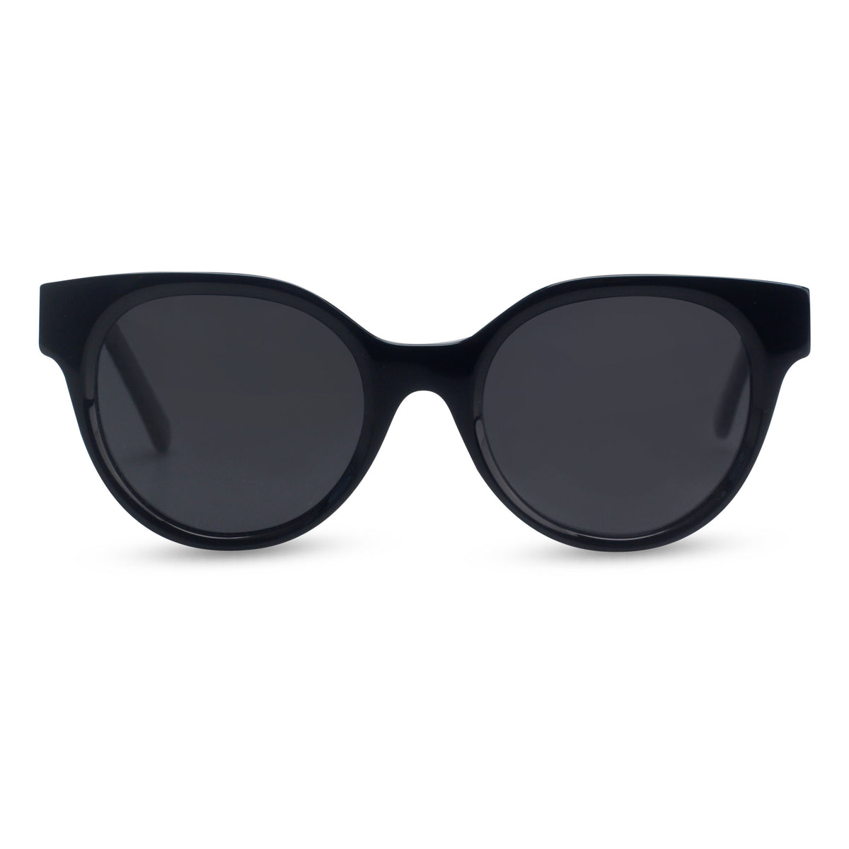 Black cat-eye sunglasses
