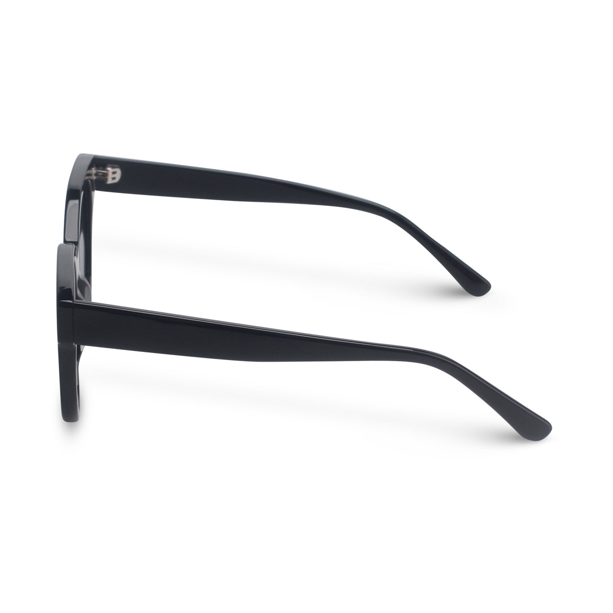 Black cat-eye sunglasses